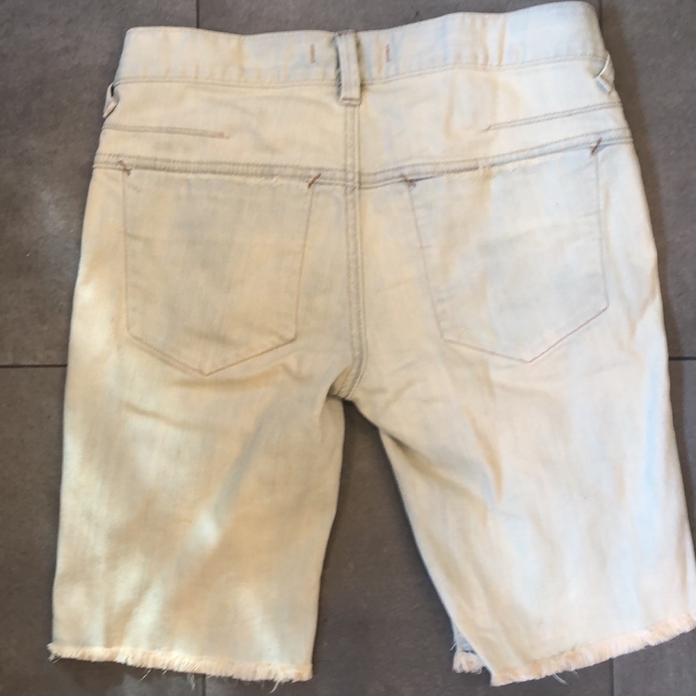 Free People Distressed Jean Shorts - Picture 2 of 7